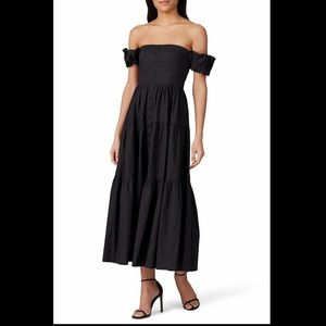 STAUD Elio Midi Dress